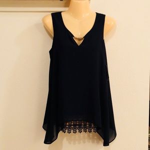 Navy blue tank size S